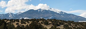 English: San Francisco Peaks seen from U.S. Ro...