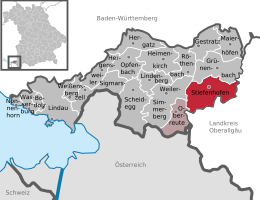 Stiefenhofen - Localizazion