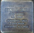 Stolperstein Eitorf-Bahnhofstraße 7–9 Bertha Simon