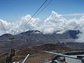 Abfahrt aus der Bergstation im März 2009