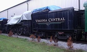 Virginia Central #1286 stocké à Verona