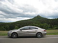 Volkswagen CC devant le Château de Hohenzollern.