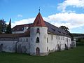 Oktober: Das Wöllwarth'sche Wasserschloss in Polsingen.