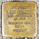 Stolperstein für Lilly Schloß (Virchowstraße 18)