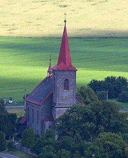Kostel sv. Jana Křtitele v Újezdě pod Troskami