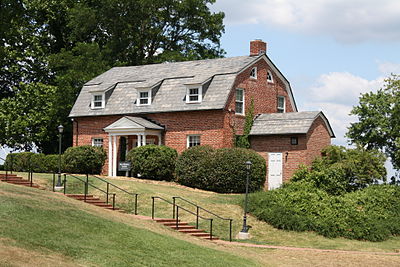 St. Mary's College of Maryland, May Russell Hall. May Russel was the second president of St. Mary's College, she served from 1948 to 1969. 14.StMarysCollege.SMC.MD.14June2011.jpg