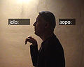 2009: „jolo:“, gestisch-graphemisches Gedicht