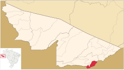 Lokasi Munisipalitas di Negara bagian Acre