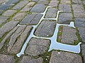 Altmarkt Dresden - Gedenkfläche 1945 - Sachsen - Germany