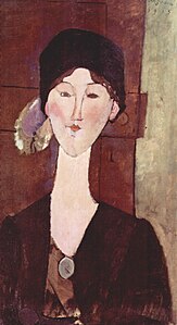 Portrait de Beatrice Hastings devant une porte, 1915 – Collection privée.