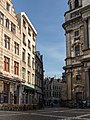 Antwerp, view to a street from Hendrik Conscienceplein