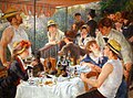 『舟遊びをする人々の昼食』1880-81年。油彩、キャンバス、130.2 × 175.6 cm。フィリップス・コレクション（ワシントンD.C.）[148]。第7回印象派展出品。