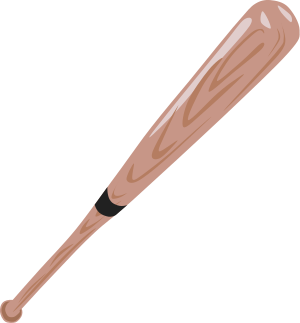 SVG drawing of a baseball bat.