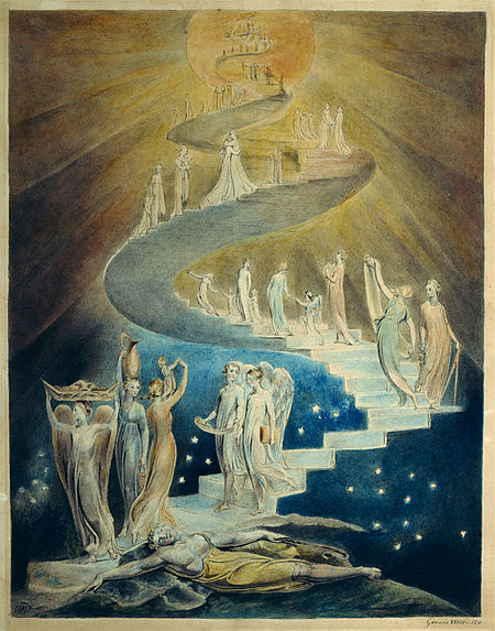 "La Scala di Giacobbe" di William Blake, 1805