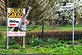 Hinweisschild zur Bluesgarage