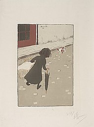 La Petite Blanchisseuse, par Pierre Bonnard