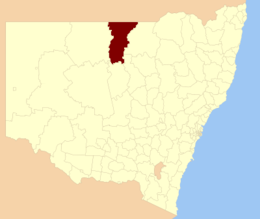 Contea di Brewarrina – Mappa