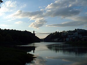 Clifton Suspension Bridge at Dusk, by Joe D