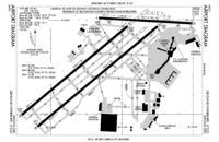 विमानतळाची रचना CLE ओहायोमधील स्थान