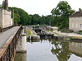 Jonction avec le canal de Briare à Buges (commune de Corquilleroy) près de Montargis