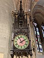 Clock inside the church