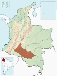 Localización de Caquetá