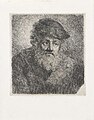 Oude man met baard en muts, coll. Rijksmuseum