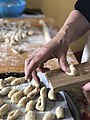 Gnocchi, met de hand gemaakt, voor bereiding