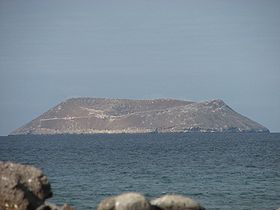 Vue de l'île, depuis l'île de Seymour Nord.