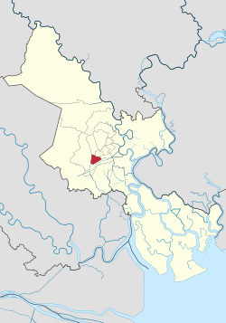 第六郡在胡志明市的位置