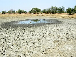 Opgedroogd meer in Dourtenga