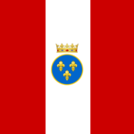 Drapeau du régiment de la Compagnie des Indes en 1756.png