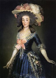 Portret księżnej Benavente Goya, 1785