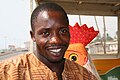 Der ghanaische Sargkünstler Eric Kpakpo, 2006
