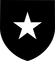 Emblème de l'Arnor : une étoile blanche à cinq branches, symbolisant l'Elendilmir.