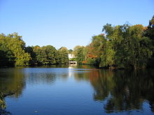 One of the lakes next to the Vice-Chancellor's House, University of Essex Essex Uni lake.jpg