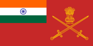English: Flag of Indian Army