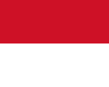 Flag of the Principality of Monaco Flag of Monaco.svg