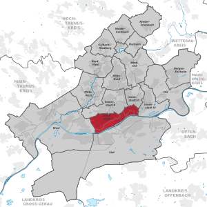 Lage von Frankfurt-Innenstadt I