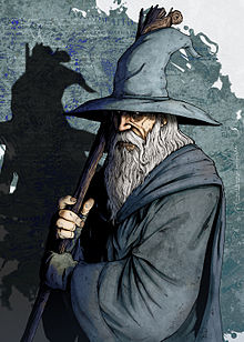 Ilustracija Gandalfa
