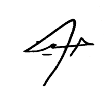 Signature de Hussein ben Abdallah (ar) الحسين بن عبد الله