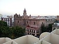 Iglesia de la Anunciación desde Metropol Parasol