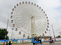 Karachi Eye is the largest Ferris Wheel in the city.