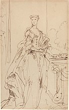 Джон Вандербанк, Портрет стоящей дамы, 1734, NGA 70188.jpg