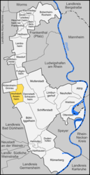 Hochdorf-Assenheim – Mappa