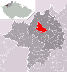 Křimov – Mappa