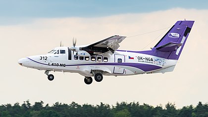 Let L-410 NG je turbovrtulový dopravní letoun vyráběný firmou Aircraft Industries, dříve známou jako Let Kunovice