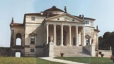 Villa Rotonda, Italia, Vicenza, 1567-1570, Andrea Palladio.