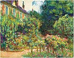 "La maison de l'artiste à Giverny" (1913) de Claude Monet (W 1778)