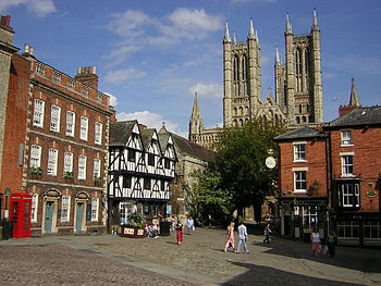 English: Castle Square, Lincoln Castle Square,...